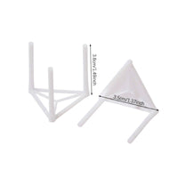 100 Pieces Pyramid-Shaped Pizza Box Support Plastic Pizza Saver