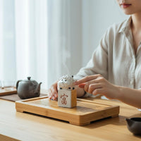 Clay Sheep Tea Pet Gift Idea Sheep Tea Pet Realistic Details Decor Piece