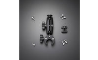 Action Camera Handlebar Clamp 360° Adjustable Motorcycle Camera Holder Double Sphere Head Mount Sturdy Duty for Cyclists
