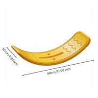 Curved Balance Board Opening Ended Play Wobble Board Non-Slip Surface Physical Activity Toy for Playroom