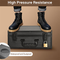 New Lockable Star Card Collection Box, Portable 35PT Magic Card Storage Case, Aluminum Box, Amazon Same Style