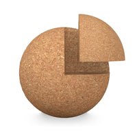 软木瑜伽球花生筋膜球肌肉放松软木按摩球实心软木花生球