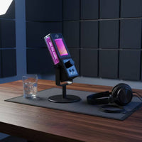 Microphone with Stand Crisp USB Condenser Audio Input Device for Podcasters