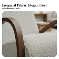 Upholstered Single Sofa Italian Design Upholstered Armchair Minimalist Design Post-Modern Aesthetic for Homeowners, Study