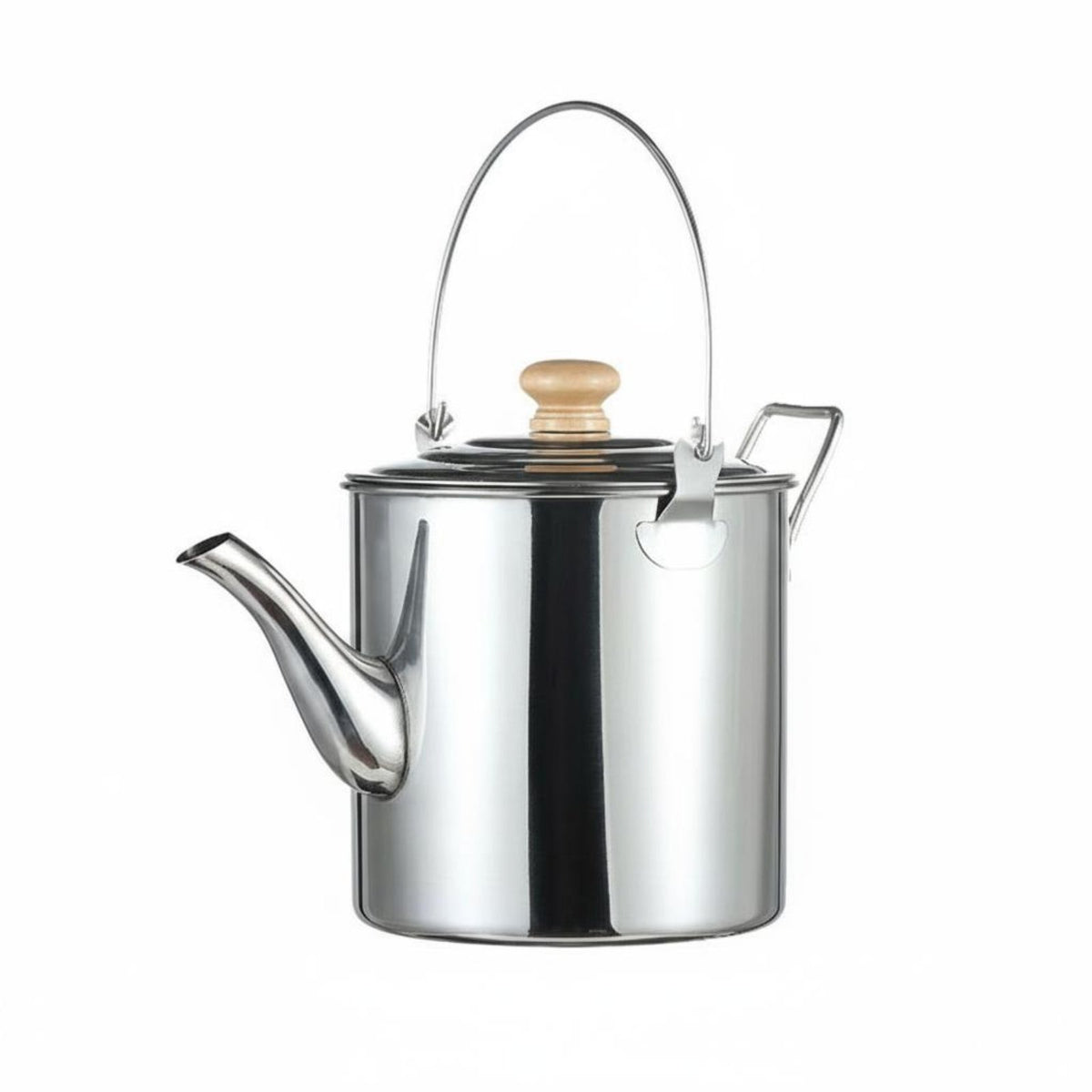 Camping Kettle Construction Portable Outdoor Teapot Hanging Bail Handle Kettle for Campers, Hikers, Hiking, Picnic