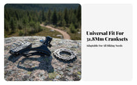 31.8mm Clamp Derailleur Mountain Bike Front Derailleur Gear Mechanism for Cyclists, Trail Cycling