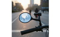 2 Pieces Safe Riding Mountain Bike Mirror Long-Lasting Bike Rearview Mirror for Cycling