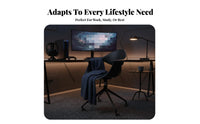 Sculptural Armchair Height Adjustable Desk Chair Easy Assembly for Young Adults