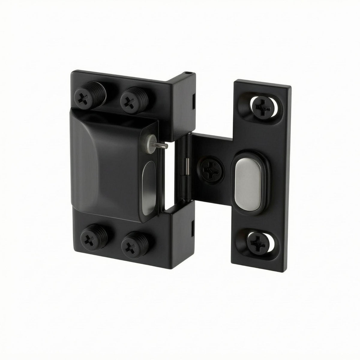 304 Stainless Steel Hydraulic Glass Hinge Soft Close Square Glass Clamp Hinge Quiet Closing Cabinet Hardware