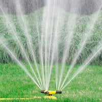 Sprinkler with Brass Adapter Automatic Rotating Sprinkler 360-Degree for Nursery
