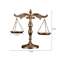 Balance Scale Antique-Metal Tabletop Decor Iron for Study