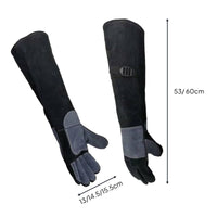 Chew Proof Gloves Heavy Duty Safety Gauntlets for Veterinarians, Zookeepers