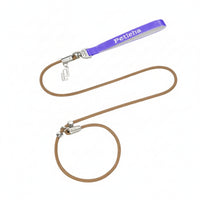 Soft Lining Reinforced Stitching Leash with Metal Hardware Braided Rope