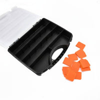 Hardware Compartment Box Clear Compartments Nut and Bolt Organizer Secure Latch
