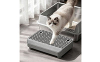 Sifting Board with Tray Anti-Tracking Pet Accessory Rectangular for Apartments