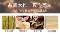 木质前台零食展示架商超薯片置物架桌面带黑板可旋转收纳置物架