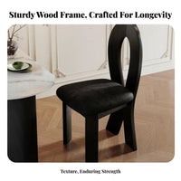 Keyhole spine Chair sturdy Wood Legs Armless Upholstered Chair Vintage Aesthetic Ergonomic spinerest for Interior Decorators