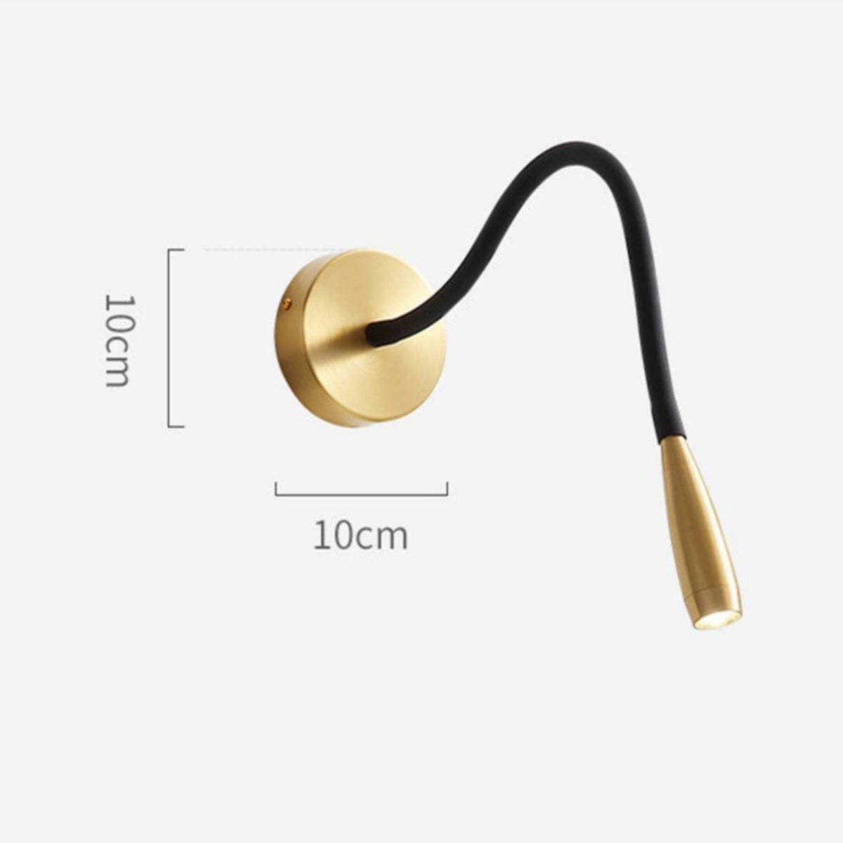Flexible Gooseneck Wall Light Built-in Switch Bedside Led Lights Indoor Lighting for Hotel