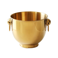 New Stainless Steel Ice Bucket with Handle, Thickened, for Commercial and Home Use