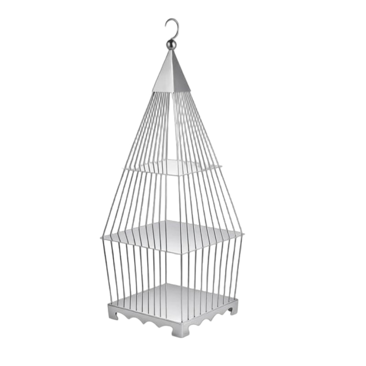Birdcage Dessert Stand Hanging Hook Birdcage Dessert Display Iron Construction Table Decor for Buffet
