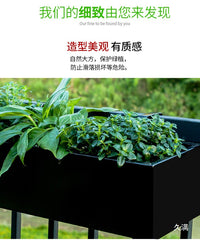 铁艺阳台栏杆悬挂护栏挂式多肉田园花盆架简约置物架室外花架