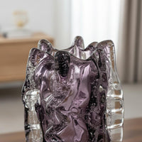 Gradient Glass Vase Handmade Table Centerpiece for Model Room