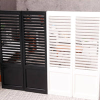 1:12 Scale Room Divider Versatile Decoration Miniature Louvered Screen