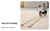 Long-Lasting Agility Ladder Flexible Speed Training Ladder Wear-Resistant Fitness Gear Lightweight for Children, Athletes