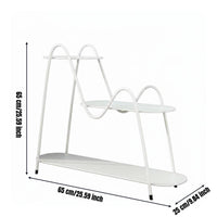 Multi-Tier Plant Stand Tiered Design Multi Levels Flower Rack Stable Frame Iron Planter Pot Holder for Balcony, Office