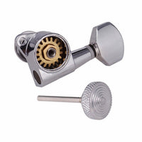1:18 Guitar Tuning Pegs with Locking Function, Rear Locking Sealed Wood/Electric Guitar Tuning Pegs