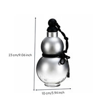 Gourd Shaped Water Bottle Leakproof Portable Gourd Drink Container Easy Grip Chinese Design Water Container for Cosplayers, Festivals