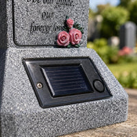Memorial Grave Vase Tapered Cemetery Flower Vase Wide Base for Garden