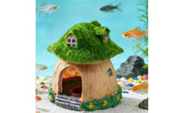 Toadstool House Ornament Provides Shelter Aquarium Toadstool Hut for Terrarium