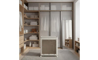 Heavy Duty Wheeled Foldable Storage Box Transparent Door Foldable Organizer Box Dustproof Large Capacity Plastic Container Tool-Effortless Assembly for Closet, Bedroom, Dorm Room