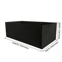 Sturdy Duty Grow Bags for Vegetables, Black Non-Woven Plant Grow Bags, Floor Standing Reusable Planter Liner for Home Gardening