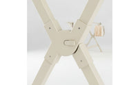 Foldable Clothes Drying Rack Freestanding Drying Rack with Hanging Bar Compact Free-Standing Airer Indoor for Balcony
