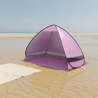 Automatic Dome Beach Tent Foldable Spring-up Beach Shelter Lightweight Sun Shade Tent Compact for Families