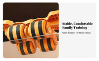 Ab Wheel, Automatic Return, Four-Wheel Home Fitness Equipment for Core Training