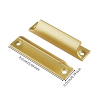 Aluminum Alloy Pull Handle, V-Shaped Sliding Glass Door Handle, sturdy, Easy to Install, Cabinet Drawer Handle, Silver