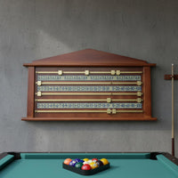 Wooden Billiard Scoreboard Multi Line Billiard Score Board Pool Scorekeeper for Game Room, Bar, Club