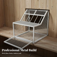 Pigeon Entry Door Long-Lasting Racing Pigeon Entrance Entry Iron Bar Avian Entrance Reinforced Design Fine Workmanship