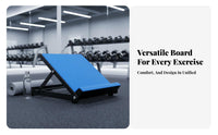 Non-Slip Surface Calf Stretcher Board Stable Triangular Design Adjustable Incline Board High Weight Capacity Leg Stretching Pedal Heavy-Duty Steel Frame for Athletes, Office Workers, Mindful Movement Practice Practitioners, Home, Workout, Gym