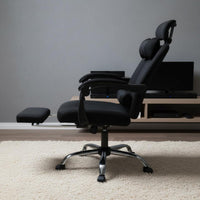 Adjustable Height High Back Reclining Computer Chair Headrest Ergonomic Office Chair with Footrest for Gamers
