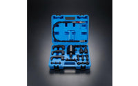 26 Pieces Pneumatic Internal Combustion Nozzle Removal Tool Set Multiple Adapters Pneumatic Nozzle Puller Set Heavy Duty for Mechanics