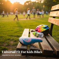 Easy Installation children's Bike Saddle Comfortable Child S Cycle Seat Ergonomic Design for Toddlers, Parents, Cycling, Outdoor, Long Rides