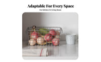 Stackable Wire Basket Set Good Air Ventilation Stackable Grid Container