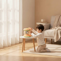 Rotating Drum Toy Round Drum for Young Children, Infants, Playroom, Nursery