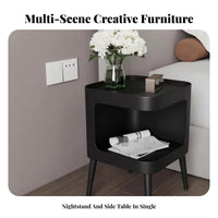 Arched End Table with Beaded Legs Vintage Design Household Furniture