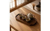 wooden Tea Serving Board Wooden Tea Serving Board Handcrafted Look Tableware