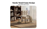 Puff Padding Chair Airy-Like Design Accent Seating Luxuriously Soft Texture Modern Design for Students, Bedroom, Perusing Nook